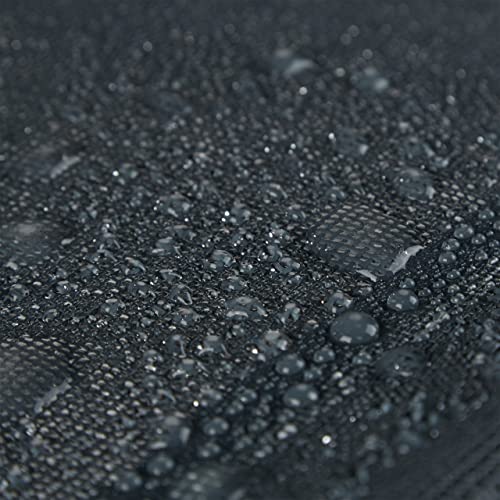 Relaxdays Klappstuhl Balkon, Metall, Kunststoff, Gartenstuhl, HxBxT: 87 x 46 x 48 cm, Balkonklappstuhl, anthrazit, Grau