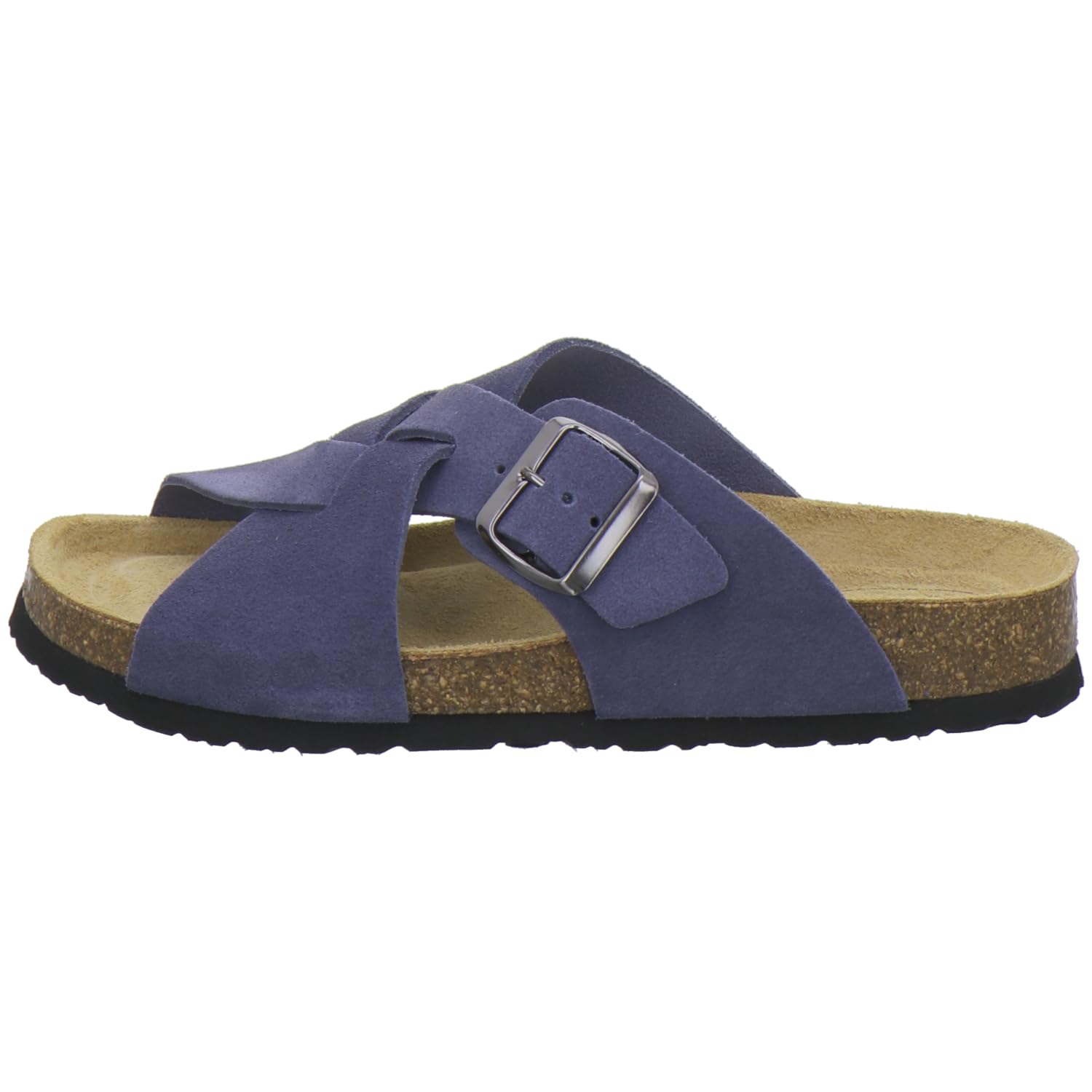 AFS-Schuhe 2141 Sandalias de mujer de piel auténtica, sandalias de verano con hebilla grande, hechas a mano en Alemania