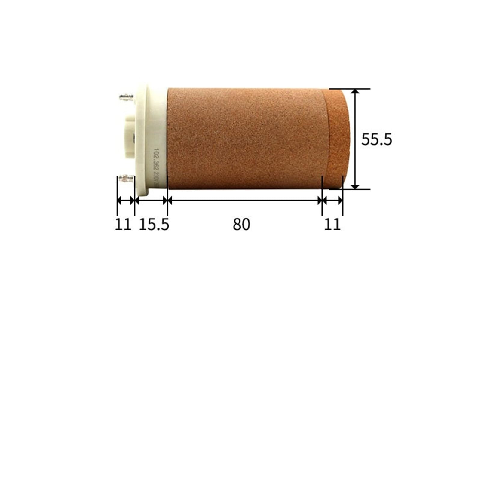 102.362 Elemento riscaldante for riscaldatore soffiante con sorgente d'aria integrata da 230 V e 3600 W