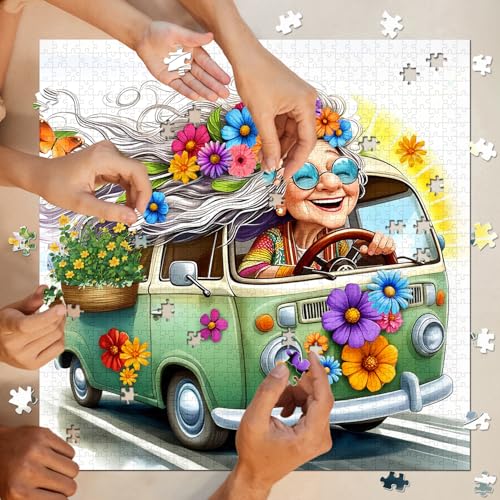 Puzzle Floral 1000 Piezas para 16 años miniatura 7