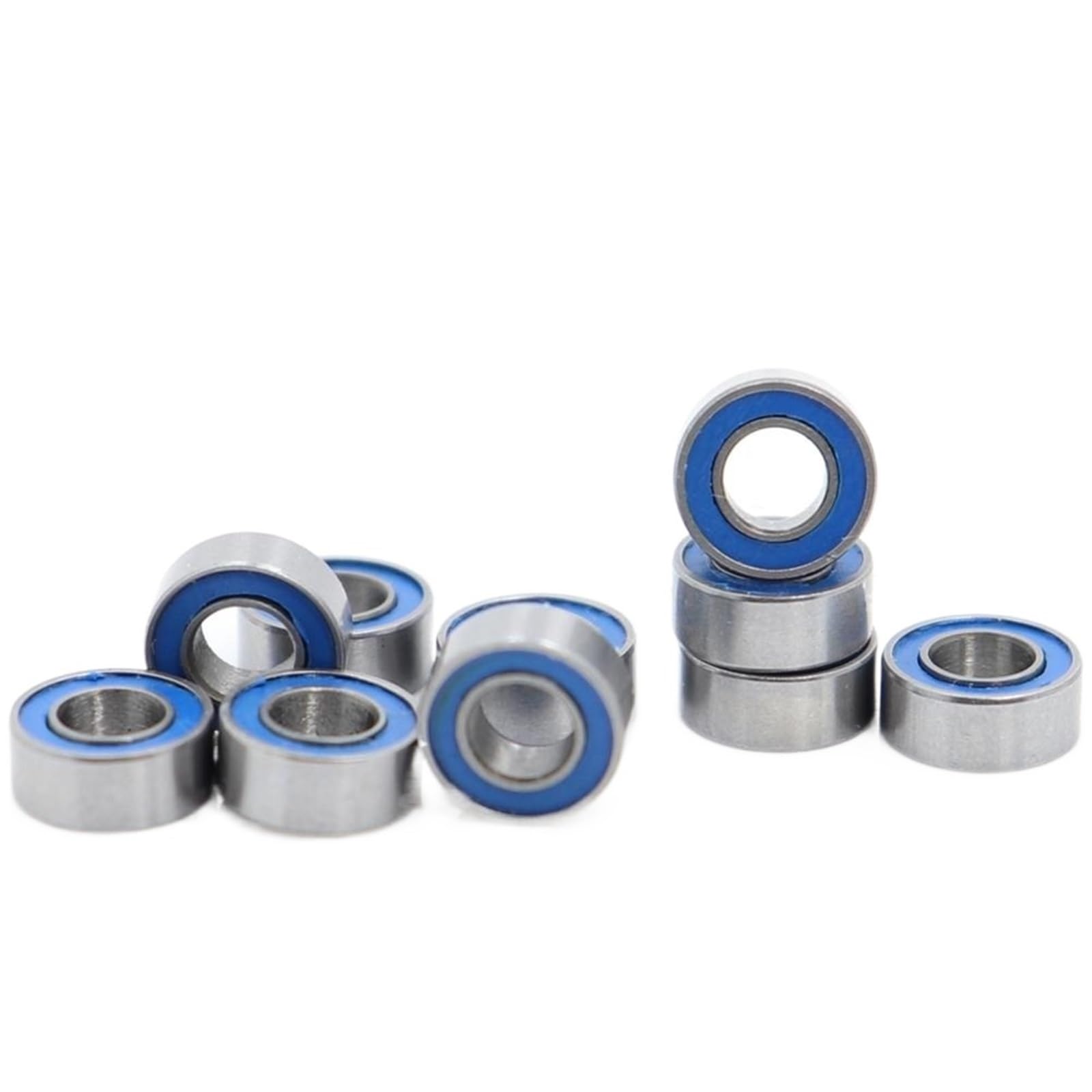 HYUJNAFZR Bimetal Seal Shield Micro deep Groove Bearing 10PCS MR63-2RS 3x6x2.5mm ABEC-3 Miniature Ball Bearings Blue Sealed