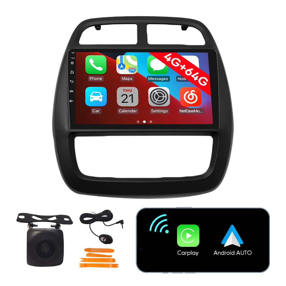 [4G 64G] Android Car Stereo FM Radio Carplay Android Auto 9
