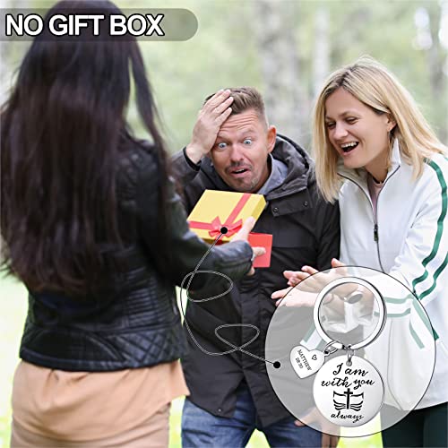 Sinmoe 20 Pieces Christian Keychains For Women Bible Verse Keychain Christian Gift For Women Faith Religious Keychains For Women Men Christian Inspirational Keychains Easter Prayer Christian Keyring #TOP4