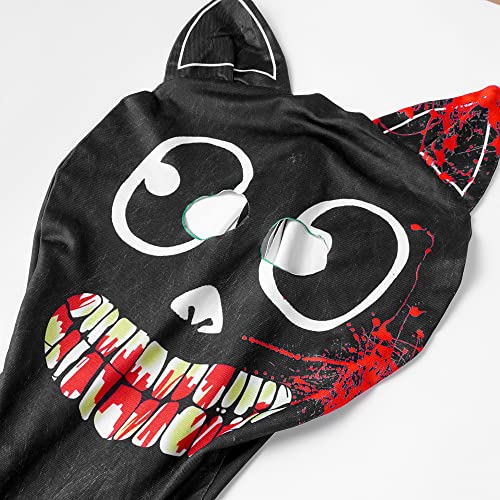 Kids Boys Cartoon Cat Costume Scacy Scp Bad Karma Halloween Cosplay Creepy Evil Bodysuit Horror Jumpsuit Party Outfit #TOP1