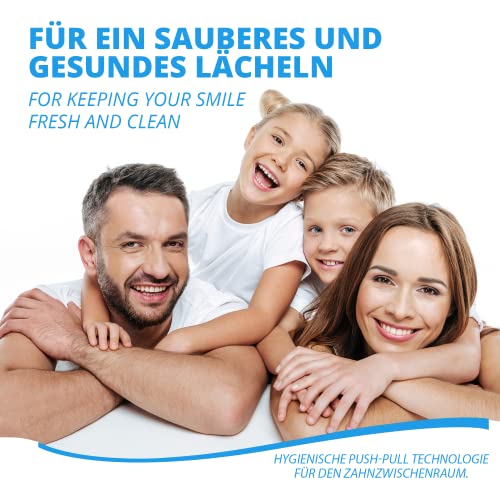 MoriVeda® NP-Vital Interdentalbürsten 0.8mm grün - Zahnzwischenraumbürsten mit Dental Labore entwickelt - Push-Pull Funktion - 12 Stück – Bild 4