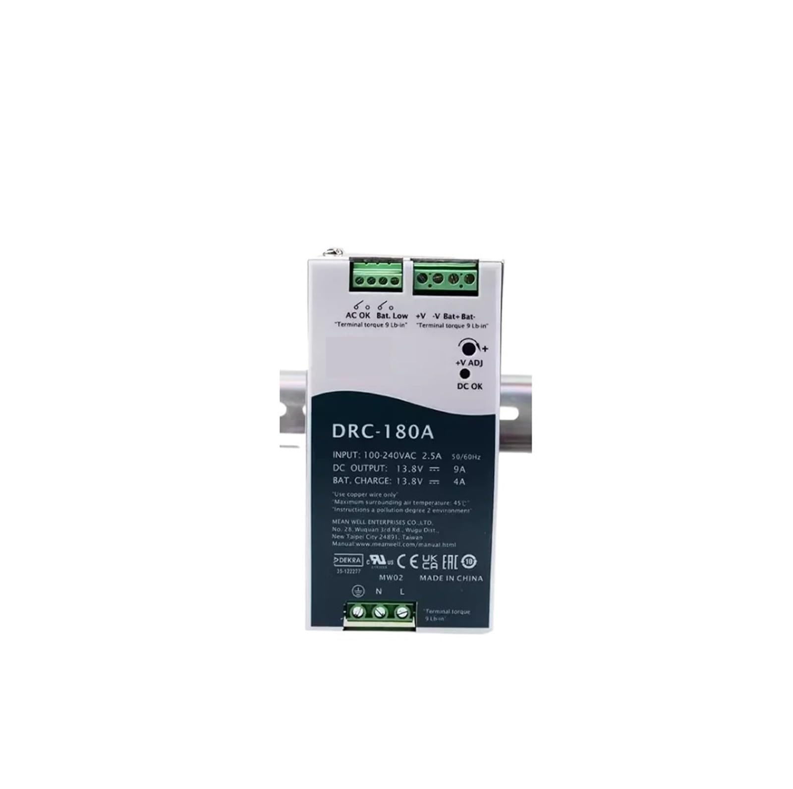 BRODEFUP 180W Single Output with 13.8V DRC-180B 27.6V(DRC-180A)