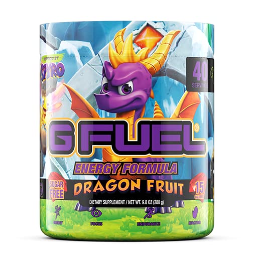 Buy G Fuel Dragonfruit Flavored Game Changing Elite Energy Powder inspired by ro the Dragon
