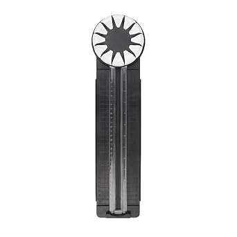 Rotary Cutter for Fabric, 12 in 1 Multifunctional Paper Craft Machine, Fabric Rotary Cutter, Decorative Paper Cutting Tool with Measurements for Card Making and Scrapbook