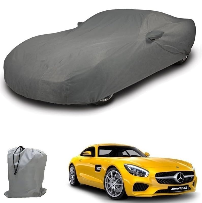 Image of ARCUATE Triple Layer Custom fit Car Body Cover for Mercedes Benz AMG GT |Top Layer Dustrproof | Middle Layer Waterproof | Bottom Layer Scratch Protection | Outdoor Indoor Fabric