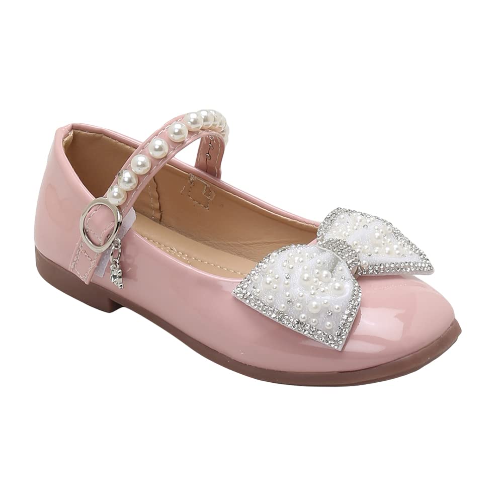 Hopscotch Girls PU Bow Applique Mary Jane in Pink Color for, UK : 8.5 (YGS-4309972) (B0BVZQ5D35) Amazon Price History, Amazon Price Tracker