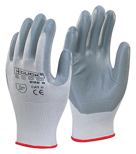 Guantes de seguridad Beeswift EC6GYXL de nitrilo para trabajo mecánico talla XL