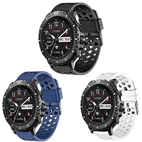 Correas de silicona para reloj Citizen CZ, pack 3 miniatura 1