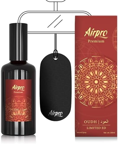 Airpro Luxury Limited Edition Car Perfume Spray | Oud Car Air Freshener Spray | Long Lasting Fragrance for Car, Office, Home & Room | Premium Car Accessories | Luxury Car Perfume | 100ml