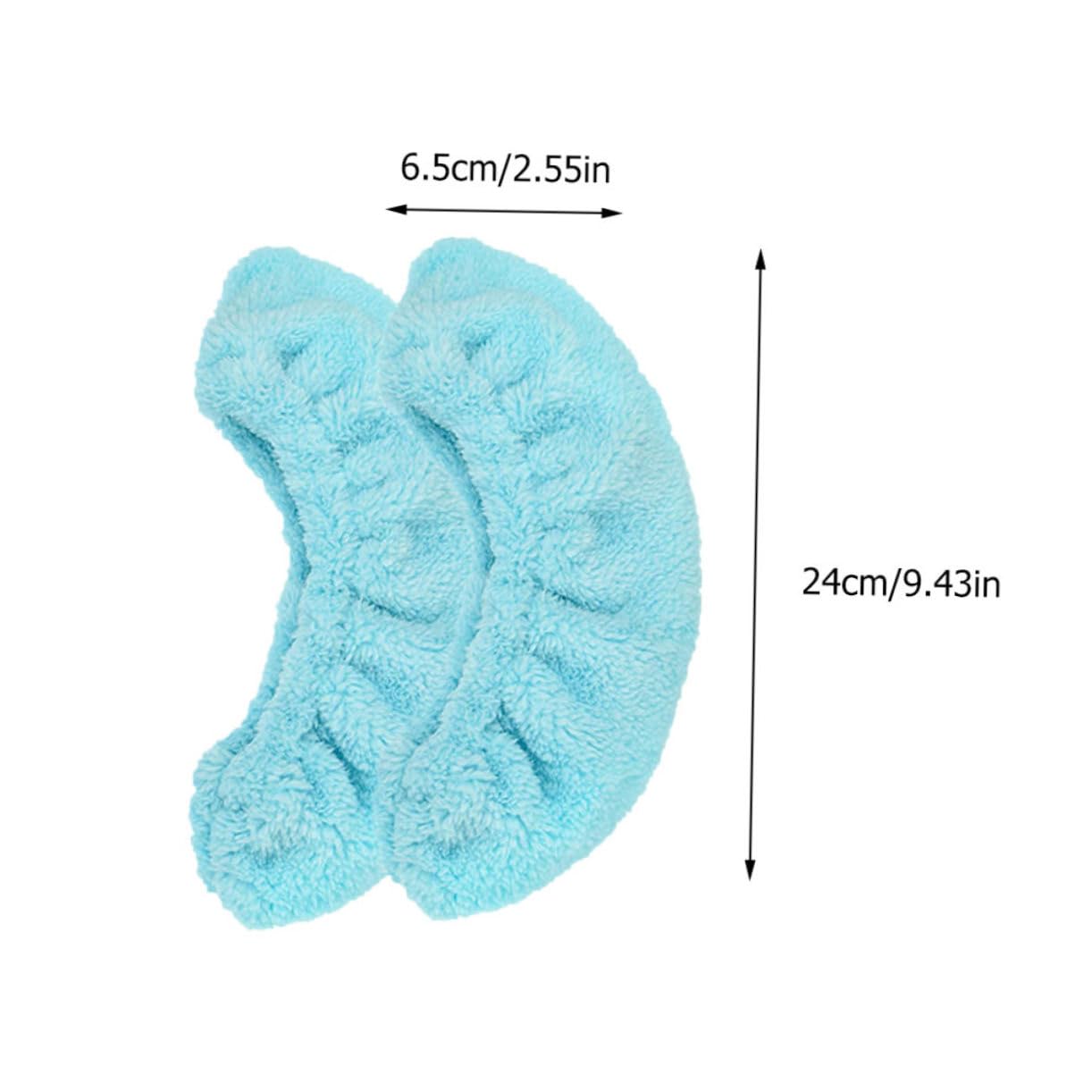 Protège-Lames de Patins Élastiques Noirs, 2 Paires, Polyester