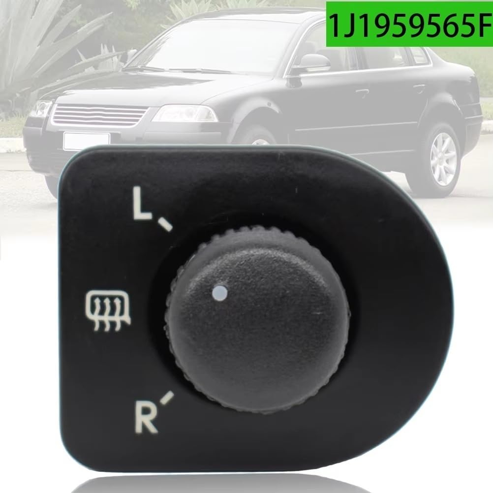 Car Mirror Switch Compatible with VW for Passat 1996-2005 Wing Mirror Adjustment Switch 1J1959565E01C