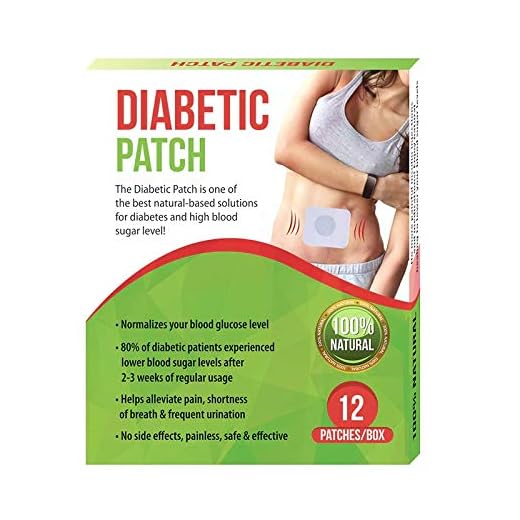 Natural Herbs 100% Real Diabetic Patch That Reduces High Blood Sugar 12 Patches (1 Box)
