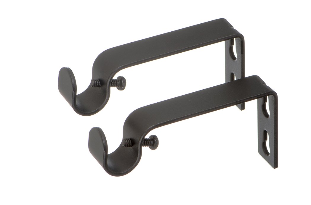 Ivilon Warm Gold Curtain Rod Brackets - Set of 2 -6 Ivilon Warm Gold Curtain Rod Brackets - Set of 2 -6