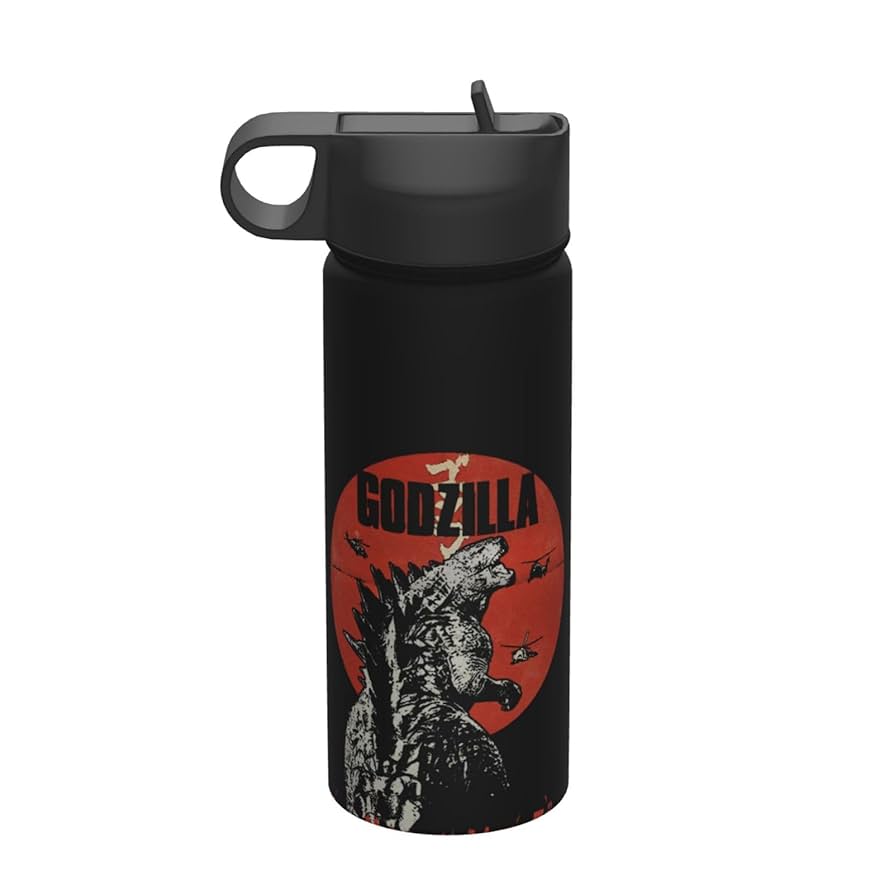Amazon｜ストロー水筒 ゴジラ 怪獣王 マグボトル ステンレス