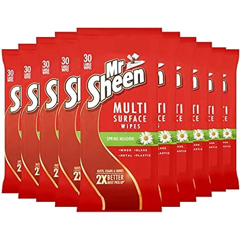 Mr Sheen Ultra Effective Wipes Spring Meadow, Pack of 10 Cover