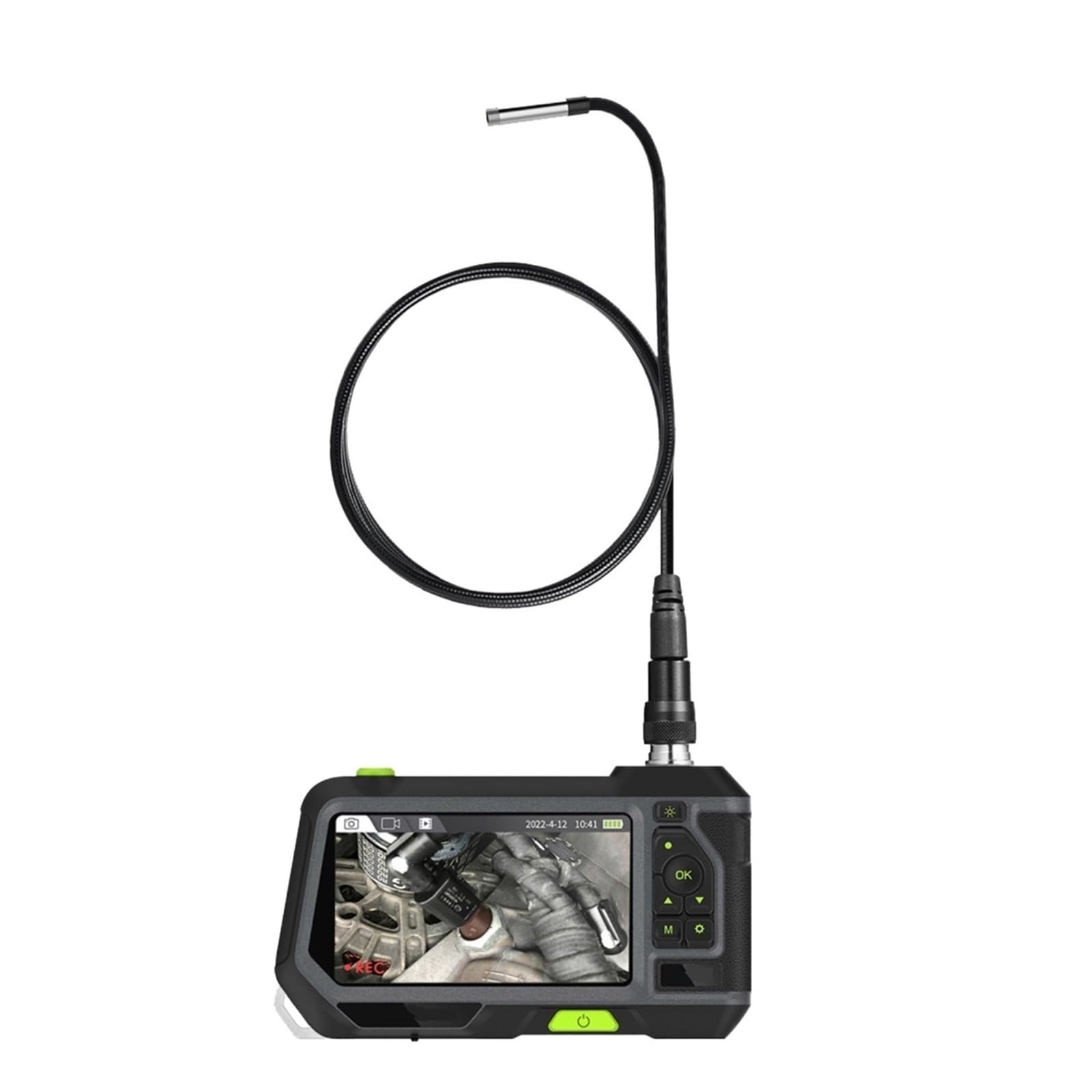 Kamera inspekcyjna endoskopu 5,0-calowy Ekran IPS 1080p Kamera Endoskopowa Z Obiektywem 5,5 Mm Do Samochodów Kamera Inspekcyjna Do Rur Węża Z Kartą 32 GB(3M,5.5mm)