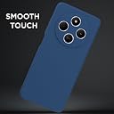 Pikkme Back Cover for Redmi A4 5G / Redmi 14C 5G / Poco C75 5G | Camera Protection Shockproof Soft Matte Silicone Bumper Case (Blue) gallery image