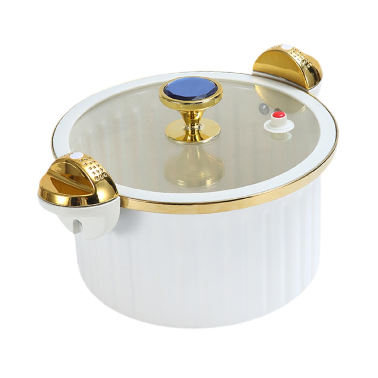 CALANDIS Cooking Pot 7L Noodles Bowl Easy Clean Slow Cooker for Tea Pasta Noodle Soup White-image-28