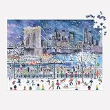 Michael Storrings Snowfall Over New York City 1000 Piece Puzzle