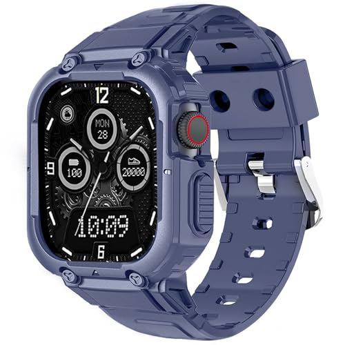CABOBE �Ή� Apple Watch �o���h ��̌^ 49mm 45mm 44mm 42mm 41mm 40mm 38mm �A�b�v���E�I�b�` �o���h �A�b�v���E�I�b�` �x���g TPU�P�[�X Apple Watch Series 9/8/7/SE2/S