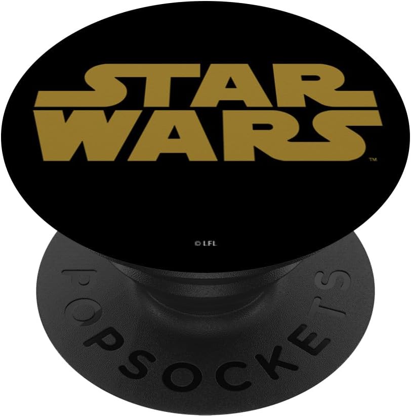 Star Wars Logo Gold Spray PopSockets MagSafe PopGrip for iPhone