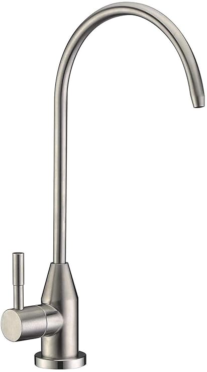 Kitchen Bar Sink Drinking Water Faucet Stainless Steel Commercial Brushed Nickel Finish,Lead-Free Water Filter Faucet