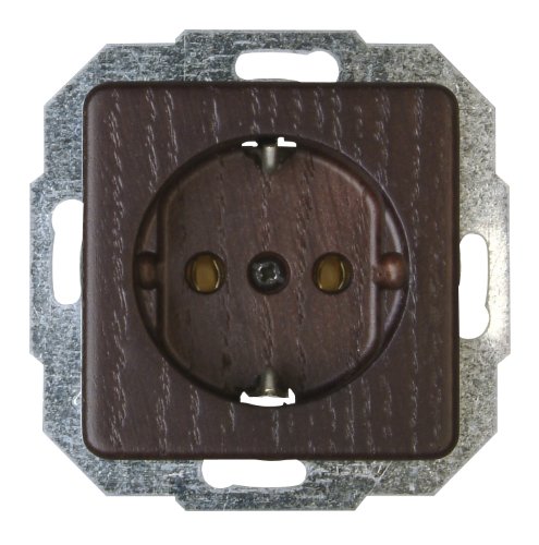 Preisvergleich Produktbild Kopp 914837086 Milano Wenge Schutzkontakt-Steckdose
