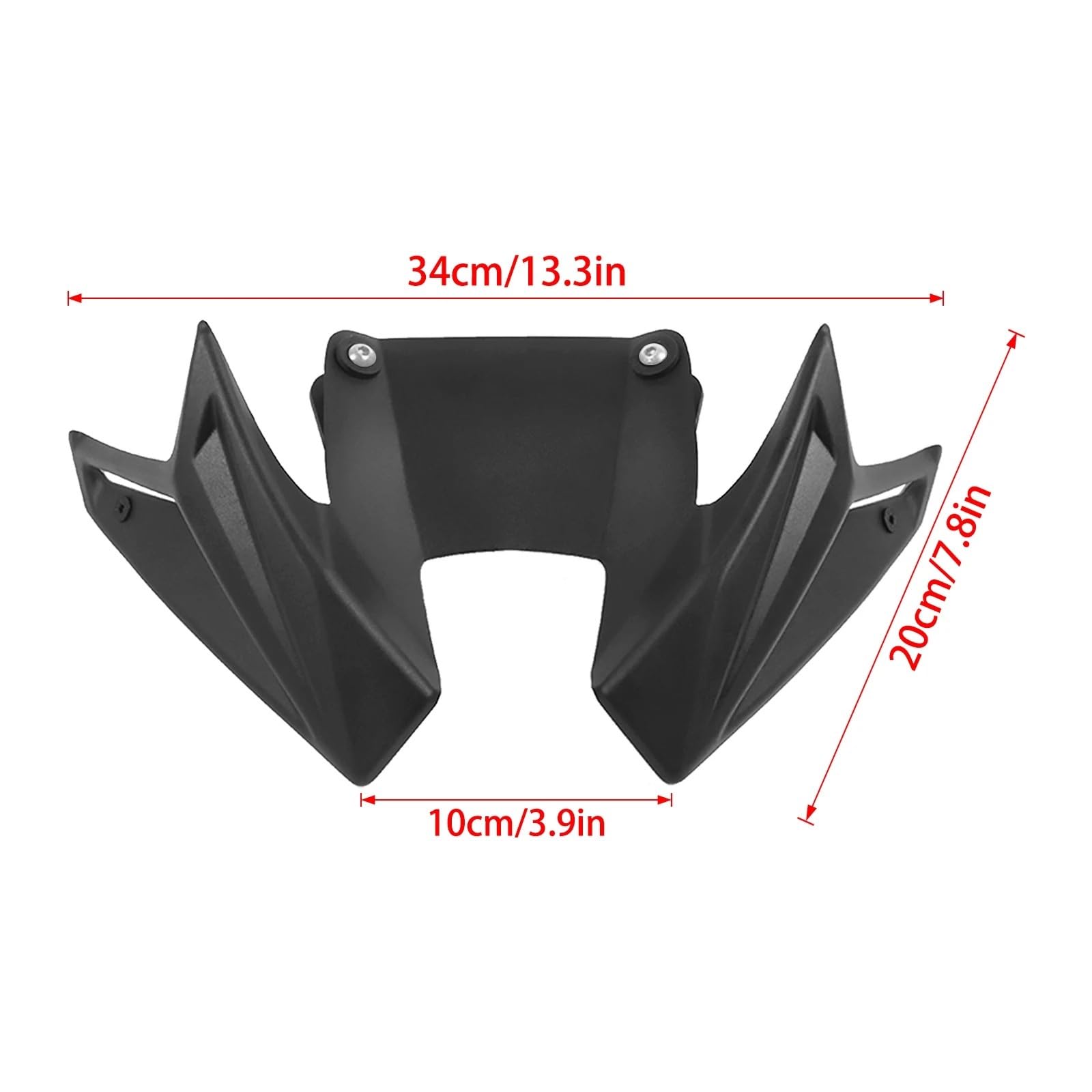 Moto Downforce Spoiler Per CB500 Hornet CB 500 2024 2025 Spoiler Alettone Anteriore Per Motocicletta Deportanza Alette Carenatura Aerodinamica Nuda