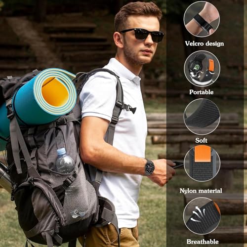 Image of Zitel Band Compatible with Garmin Fenix 8 AMOLED 47mm, Fenix E /7 /7 Pro, 6 /6 Pro, 5 /5 Plus, Forerunner 970 /965 /955, Epix Pro Gen 2 47mm - QuickFit 22mm Nylon Sport Strap