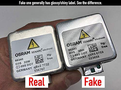 Osram Xenarc Oem 4300K D3S Hid Xenon Headlight Bulb 35W 66340 By Ali W/11 Digit Security Label - Made In Germany (Pack Of 1) #TOP5