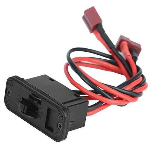 Interruptor RC, interruptor de encendidoapagado de alta corriente para RC modelo de avión interruptor de sistema de control accesorios