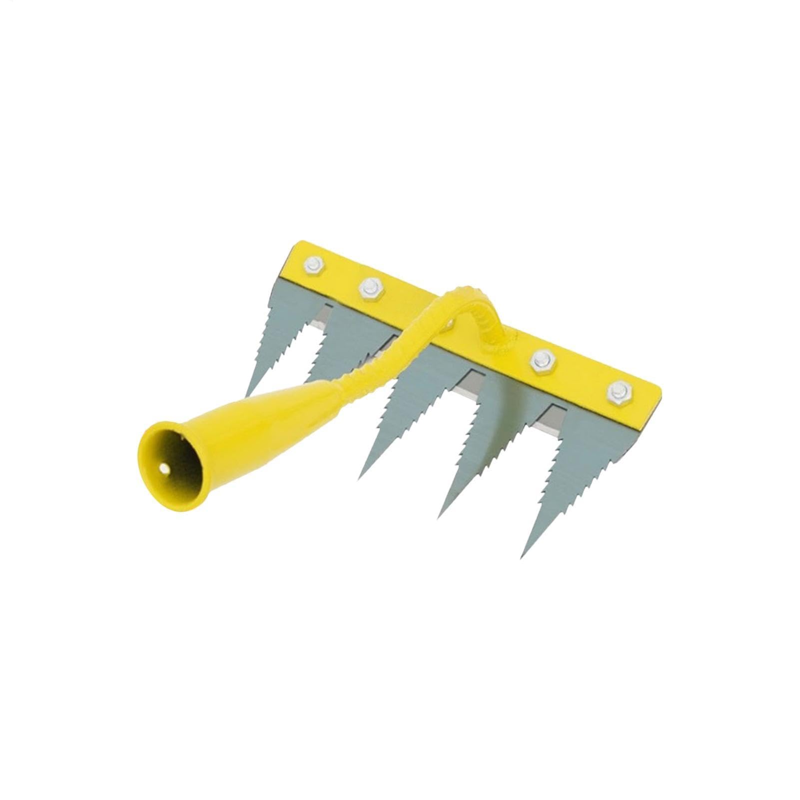 Rastrelli da giardinaggio Rastrello livellatore per lavori pesanti | Strumento estirpatore Per aiuole, serre, vivai, frutteti, fattorie, aree esterne, giardini, e cortili