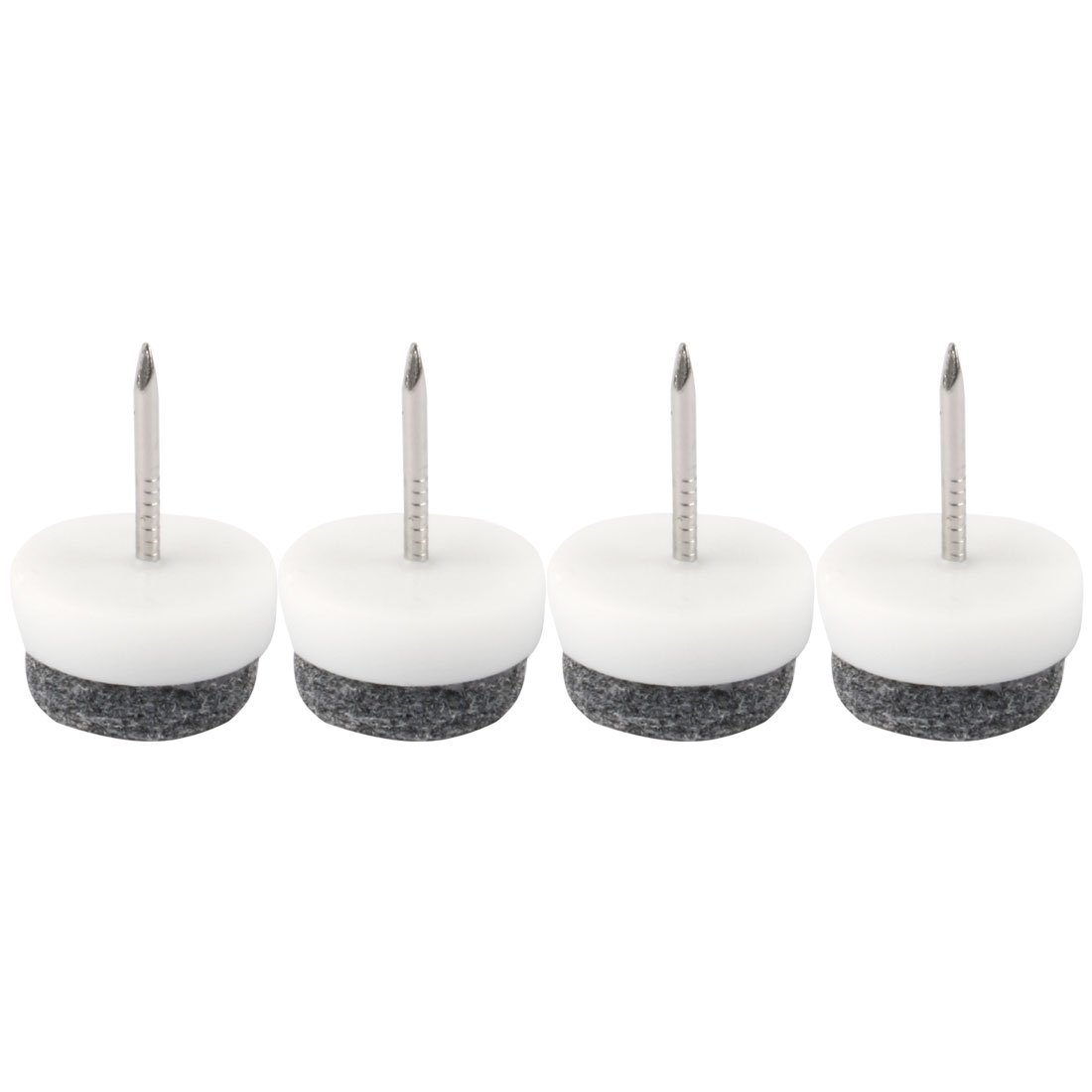 Family Table Chair Furniture Feet Legs Floor Protector Guard Felt Pad Nails 16mm Diameter Pack of 4 id