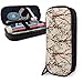 Produktbild Federmäppchen Japanese Tree Branches Asian Cute Pen Pencil Case Leather 8 X 3.5 X 1.5 Inch Pouch Bag Pencil Case with Double Zipper Holder Box for School Office Girls Boys Adults
