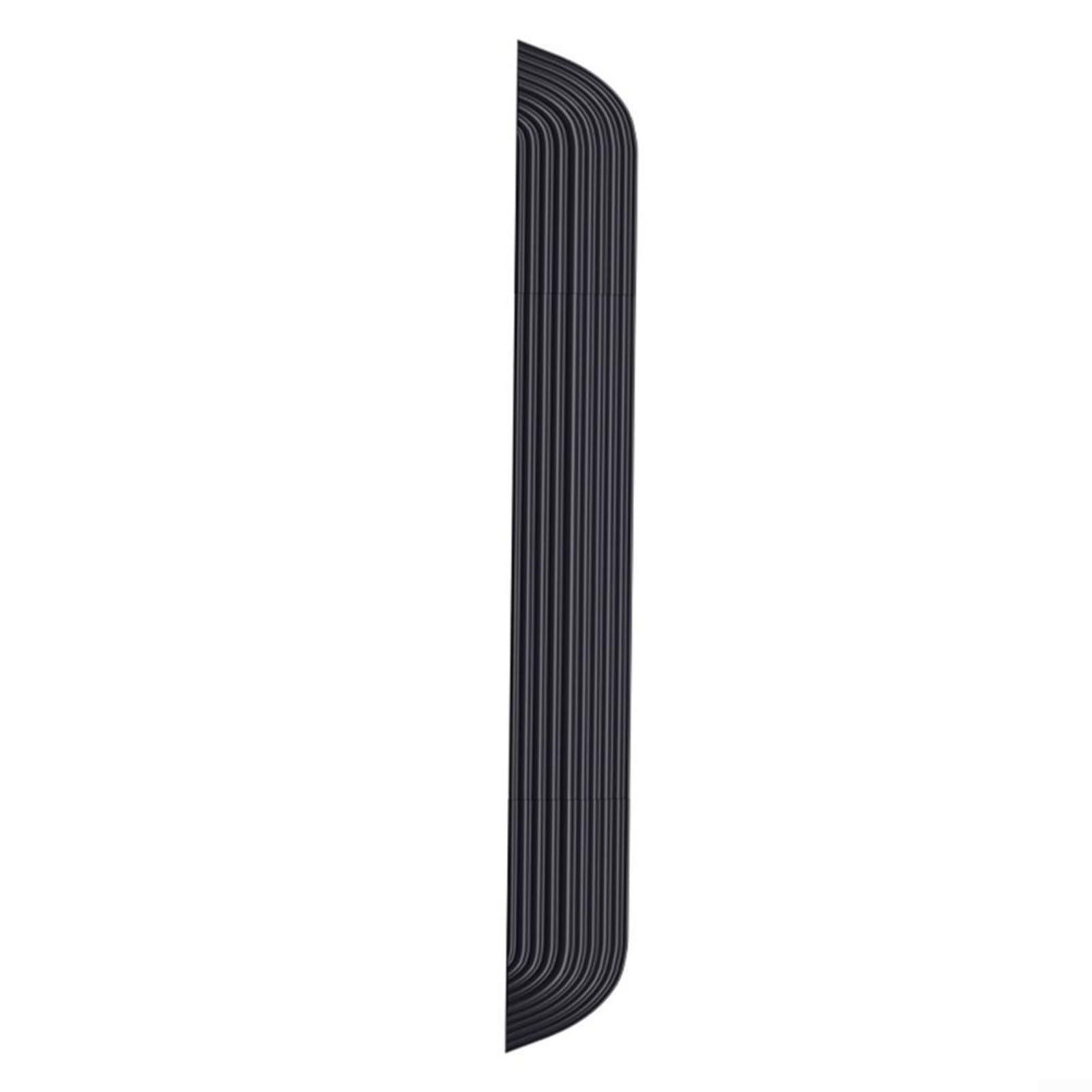 Robotic Vacuum Sweeping Ramp Threshold Climbing Pad for ECOVACS for ROBOROCK Yunzhijia, Adjustable Length 68-77cm, Height 1.4-2.3cm, Floor for PROTECTION Accessory(Height 1.6cm black)