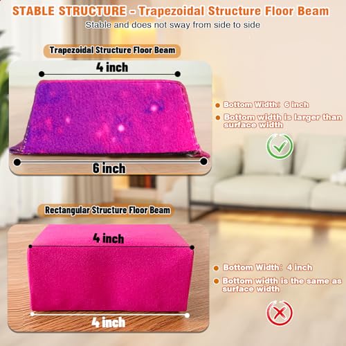 Image of Marfula 6 FT / 8 FT / 9 FT Folding Gymnastics Beam Foam Balance Floor Beam