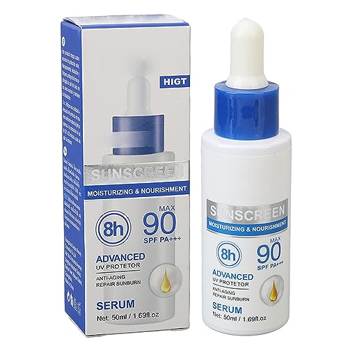 Vitamina E Sunscreen Serum Serum Cream Sunscreen Hidratante Para Rostro Cuerpo, Alta Protección Contra UVA Y UVB Impermeable Rápida Absorción Mantiene La Barrera De La Piel 50ml