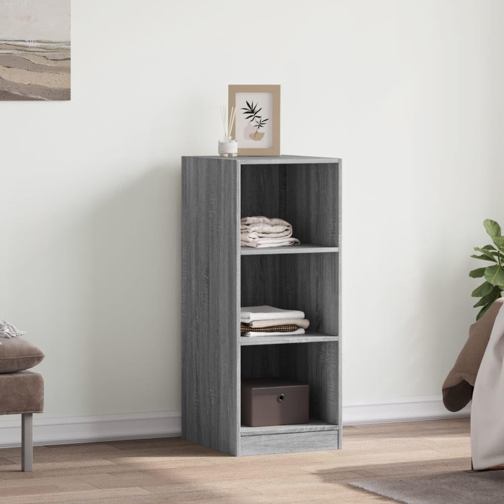 Armario de madera de ingeniería gris Sonoma 48x41x102 cm,Productos del hogar,Organización y almacenamiento,Almacenamiento de ropa y armarios,Organizadores de vestidores y perchas de barra-840833