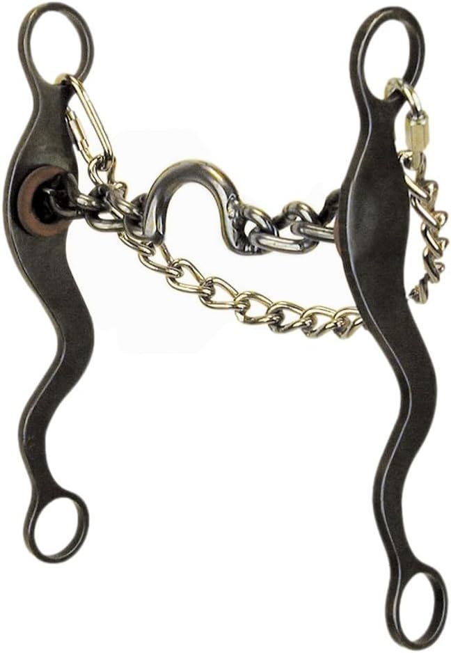 Reinsman Mike Beers Blue Steel Ported Chain Bit