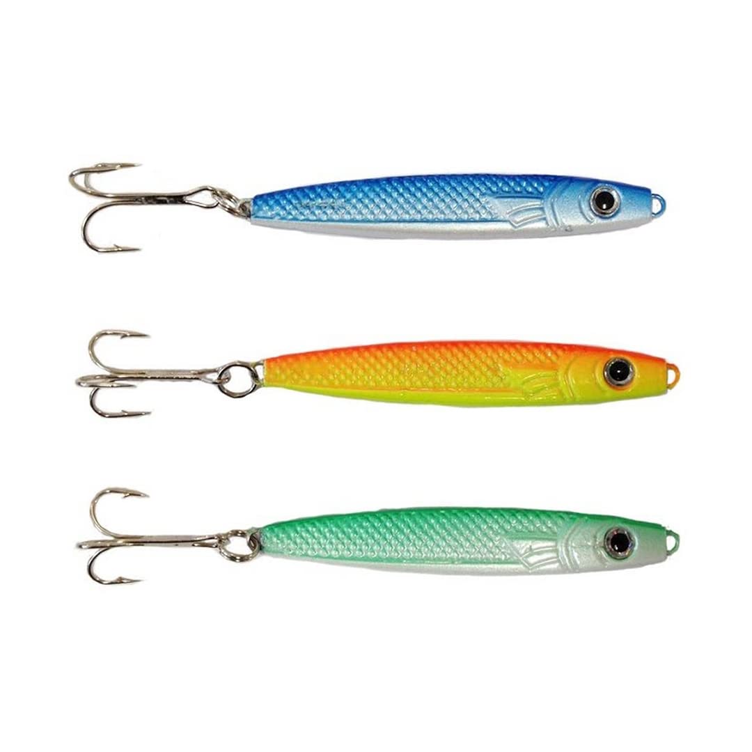 Abu Garcia Kystsilda Angelköder für Angler - Ultra-scharfe Haken, langlebig für Süß- und Salzwasserfischen, Topwater- und Jigging-Köder, assortiert 18g