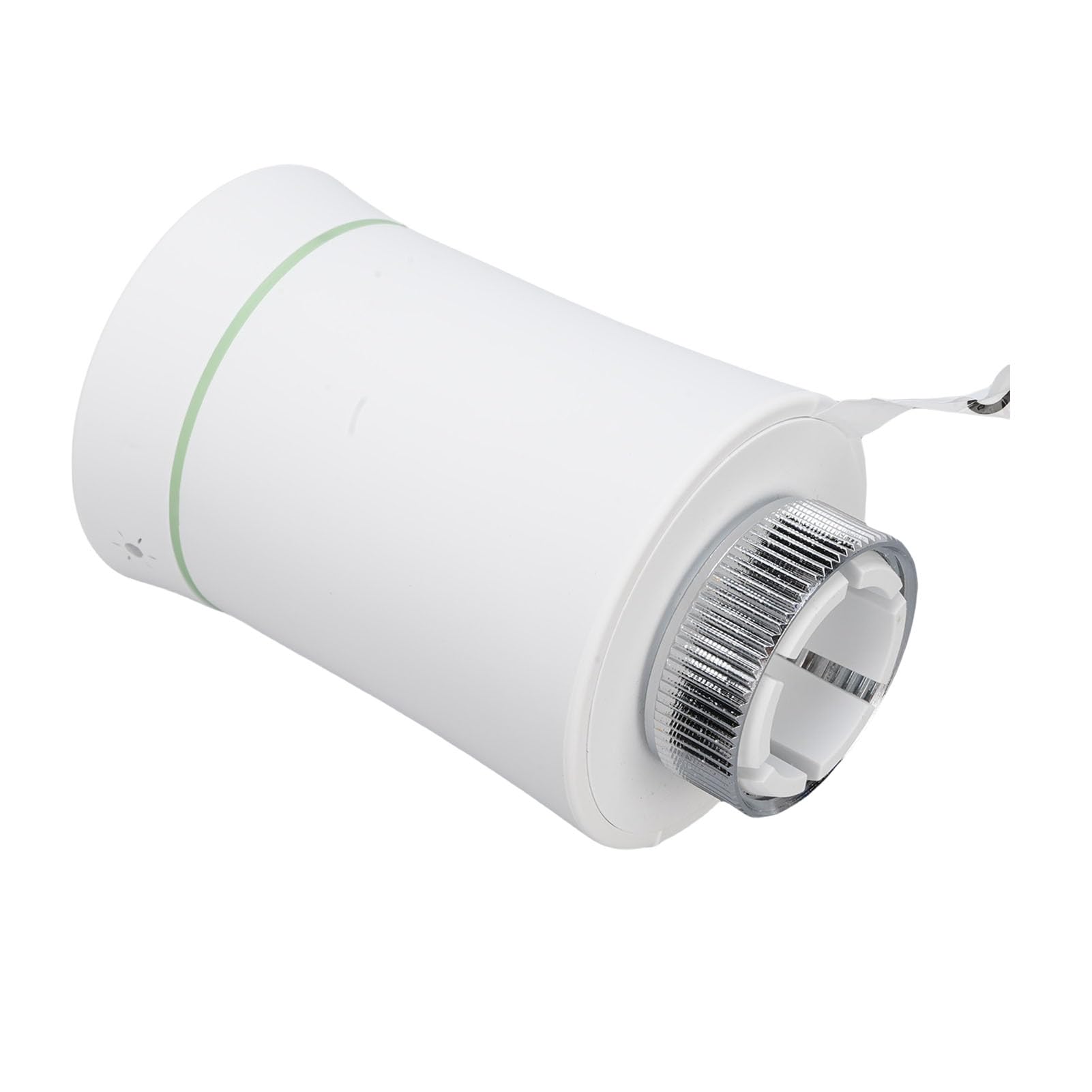 Eujgoov Válvula Termostática Inteligente para Radiador, Programable con Pantalla LCD para una Calefacción Eficiente de la Habitación con Aplicación y Control por Voz (White)