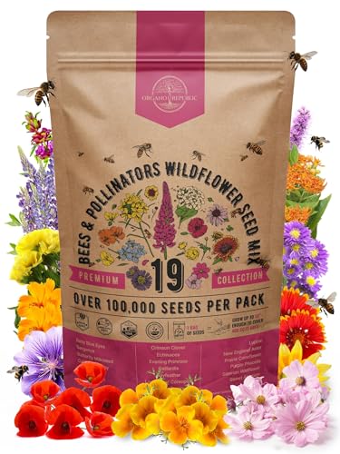 Organo Republic 19 Annual & Perennial Wildflower...