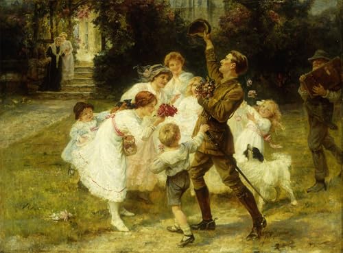 Images Peintures le héros de l'heure par Frederick Décoration Murale Toile 60x90
