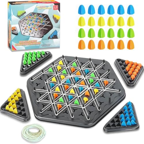 La mejor selección de Juegos de tris disponible en línea para comprar. 33 NELAPARO Triggle Game, Juego De Mesa De Clavija Triangular, Juego de Ajedrez Geométrico, Tablero Clavijas Interactivo Estrategia, Que mejoran el Pensamiento lógico, 2 a 4...