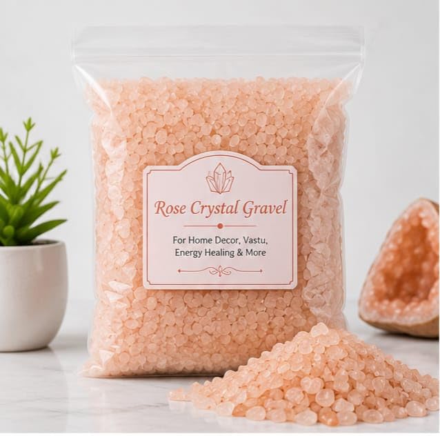 Rose Crystal Gravel Decorative Stones for Home Decor & Vastu | Energy Healing Use, Terrarium Filler, Resin & DIY Crafts, Aquarium Pebbles, Vase Filler Stones-image-27