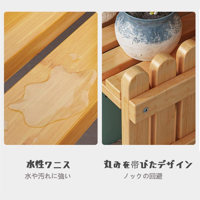 Amazon.co.jp: フラワースタンド ベランダ ガーデンラック 2段/3段 幅